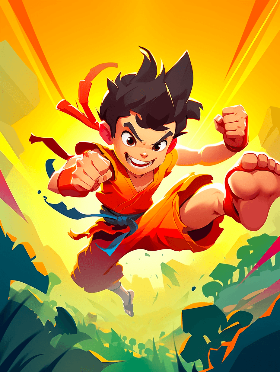 めざせ!カンフーマスター ビジュアル