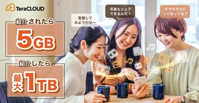 【最大1TB】プレゼント🎉紹介するほどドンドンお得☺️国産クラウドストレージサービス「TeraCLOUD」