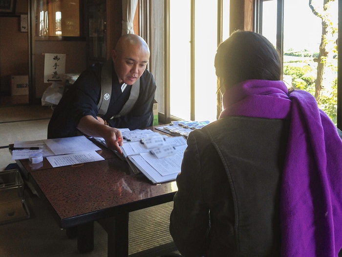 お坊さんと面談