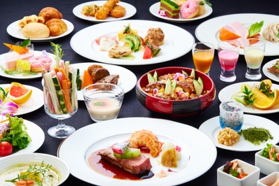 旬の地元食材をふんだんに使ったランチビュッフェ（イメージ）