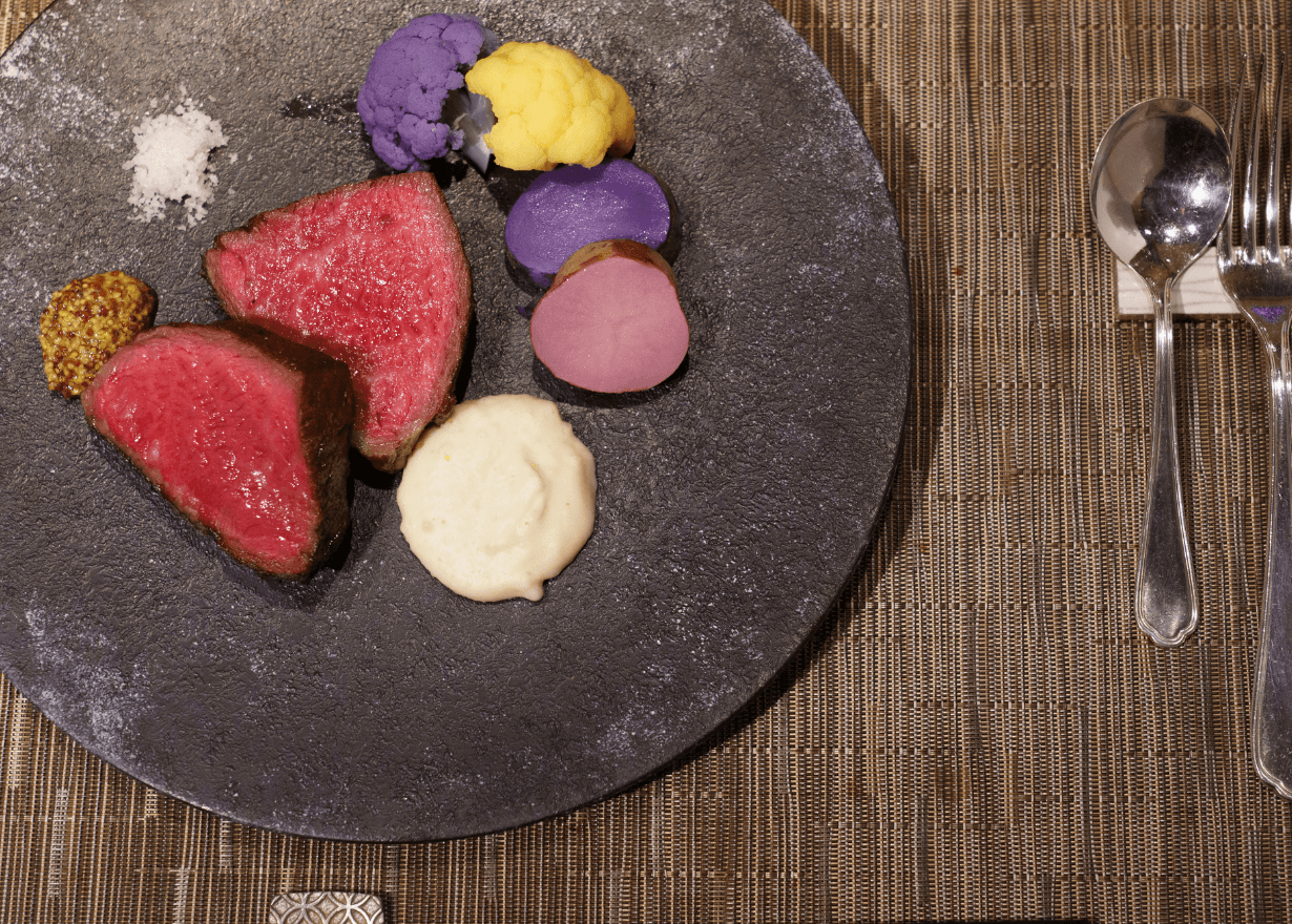 田村牛のステーキ | Wagyu steak