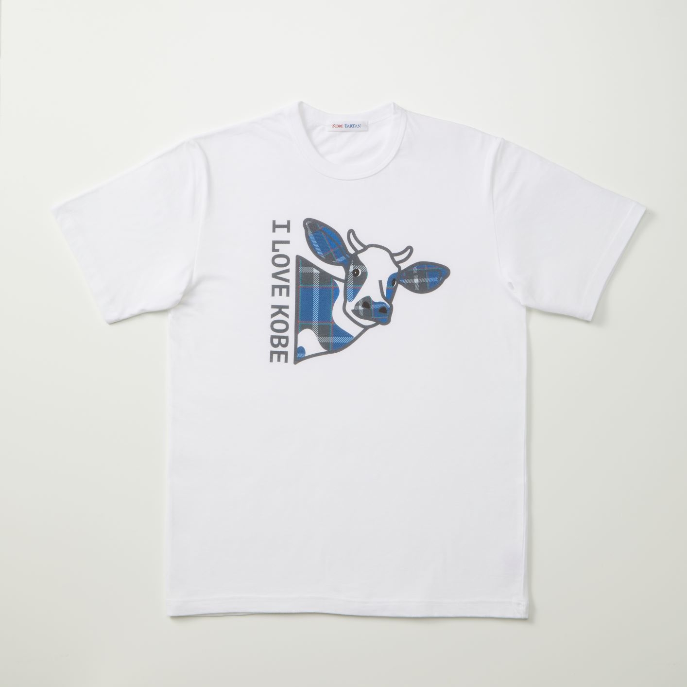 神戸タータン 超消臭Tシャツ 神戸牛プリント