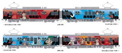 ラッピング電車(イメージ)