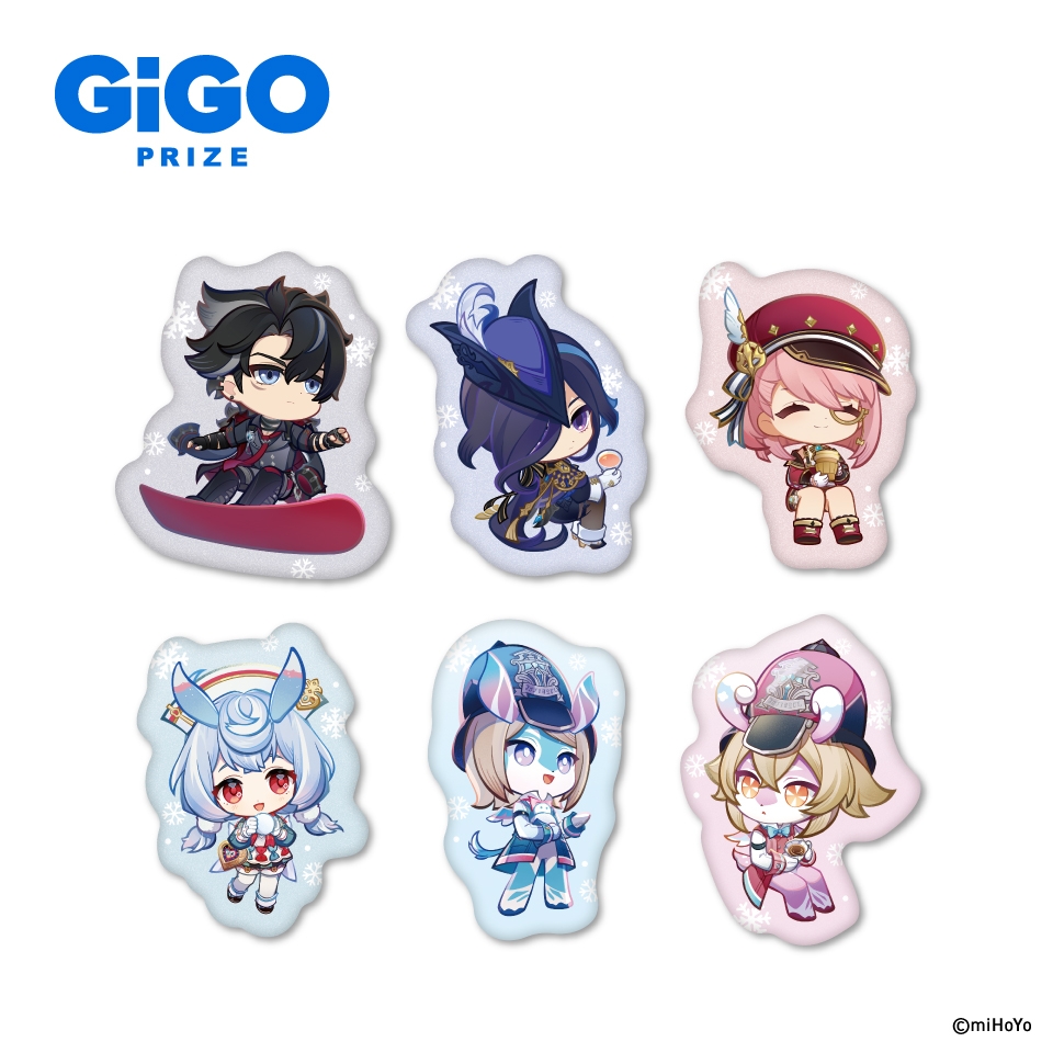 ▲原神 ダイカットクッション(全6種)