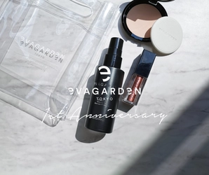 日本初上陸から一周年☆イタリア生まれのプロフェッショナルコスメブランド『EVAGARDEN 1st Anniversaryキット』7/1発売！！