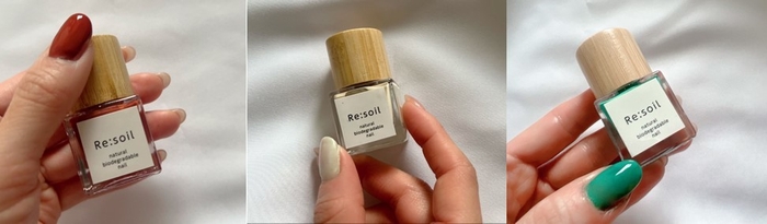 100%天然由来の水性ネイルブランド「Re:soil」
