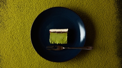 #22時の誘惑　宇治抹茶チーズケーキ～＆Butter～1