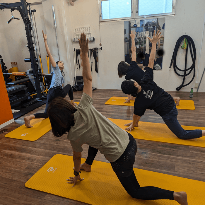 ヨガ教室の様子