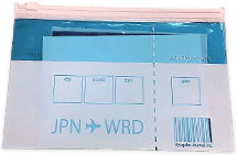 留学ジャーナル:留学ジャーナル特製フラットポーチ