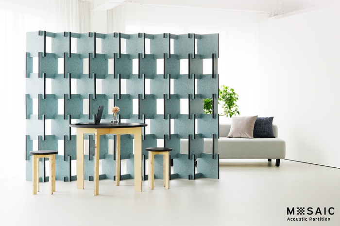 MOSAIC吸音パーテーション 使用イメージ(1)