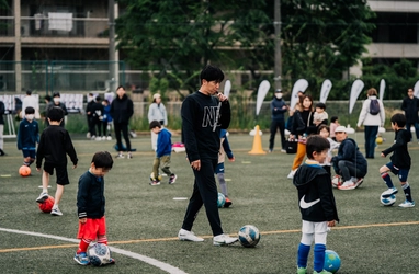 ９/９（土）開催　代々木公園「こどもサッカー教室」