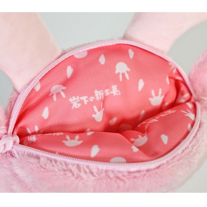 イワシカちゃんぬいぐるみポシェット(ファスナー部/内布プリント)