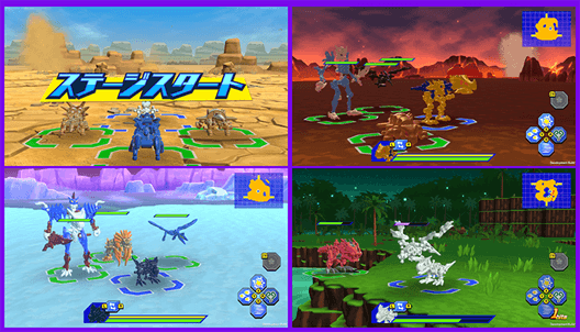 「ほねほねザウルスX 超合体!ビルド&バトル」ゲーム画面③