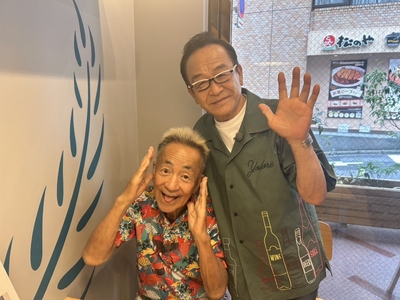 せんだみつおさんと湯原昌幸さん