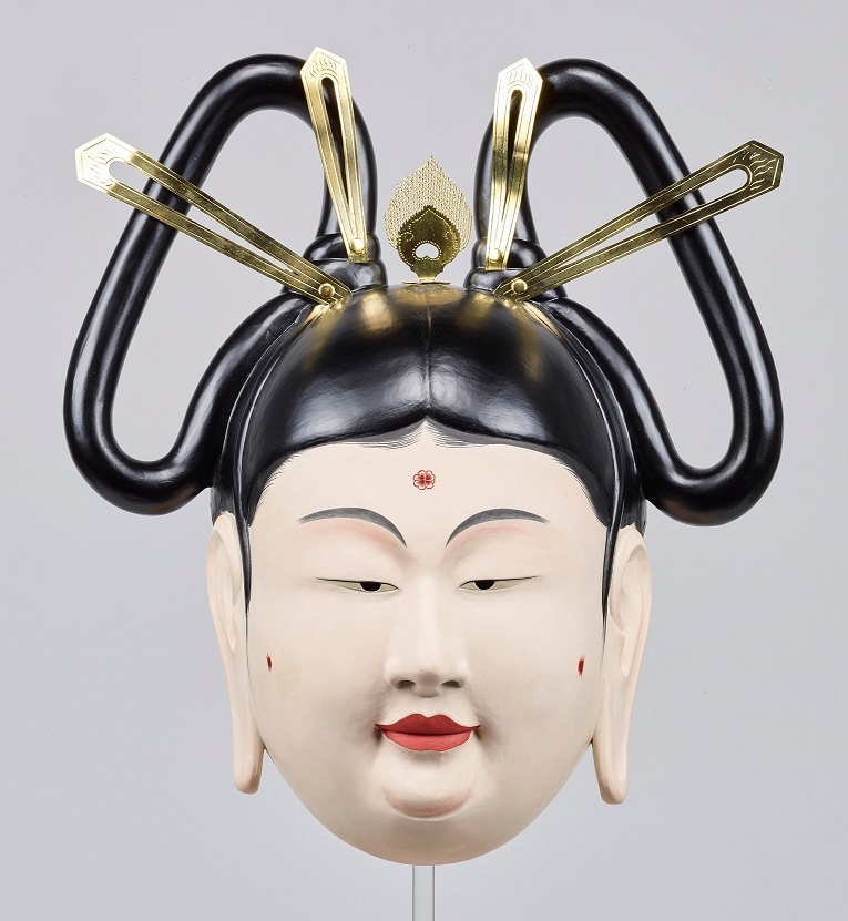 画像11. 復元模造 伎楽面 呉女 (令和元年・2019) 松久宗琳佛所作 東京国立博物館蔵