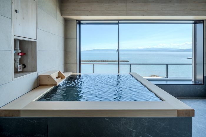 新客室露天風呂(一例)