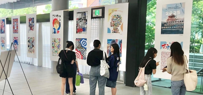 令和6年(2024年)7月に実施した「『アジア4大学アート・デザイン国際交流2024』近畿大学展」の様子