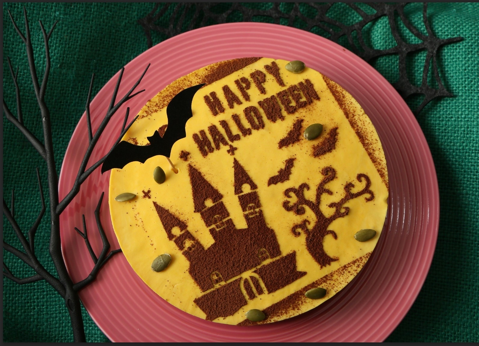 ジャック・オー・ランタンからのプレゼント~かぼちゃのレアチーズケーキ