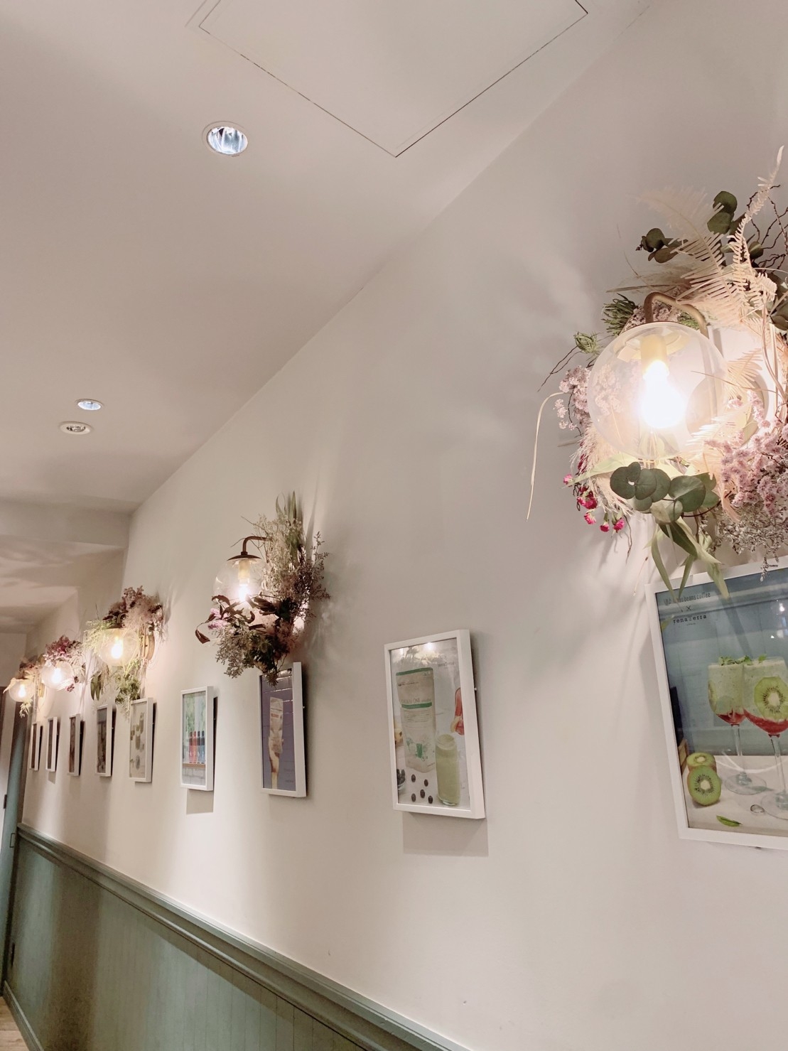 フラワーロスを活用したドライフラワー装飾