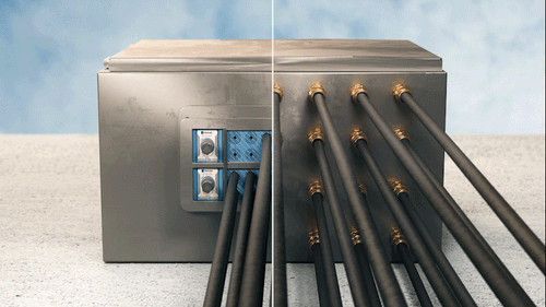 コンテナ型データセンター設備を 保護する Roxtec シール