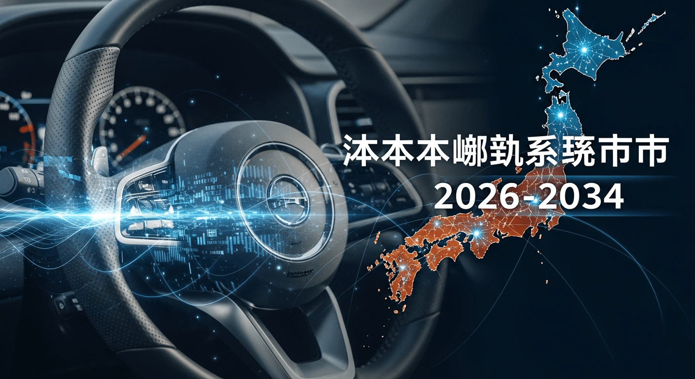 日本の自動車用ステアリングシステム市場は全車種セグメントで持続的成長を示し、2034年までに37億米ドル規模へ拡大見込み｜年平均成長率5.70％