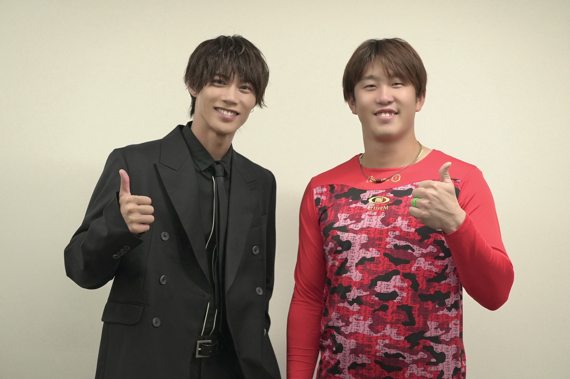 左・手島章斗/右・小園海斗選手