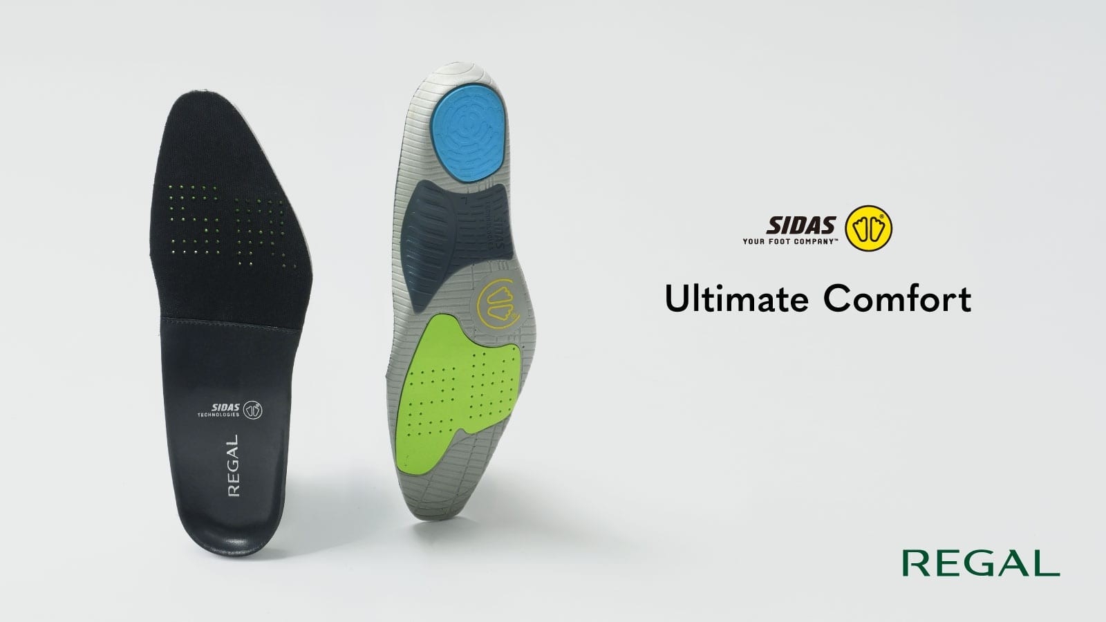 REGAL︱正統派のドレススタイルに、世界が認める「SIDAS」インソールの快適性を。