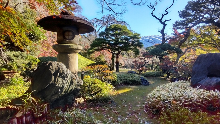 涵徳亭前庭の灯籠(※イメージ)