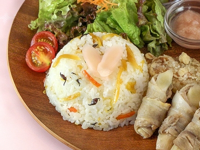 岩下の新生姜混ぜごはん