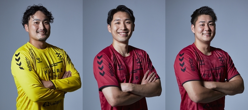 第46回日本ハンドボールリーグ 各賞受賞(甲斐昭人、小山哲也、橋本明雄)