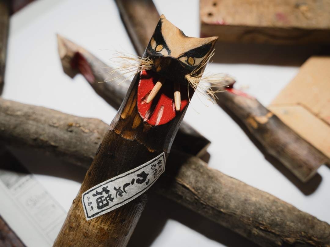 プログラム例:体験例三島町のかしゃ猫伝説 町の大工さんから教わるかしゃ猫づくりと伝説の昔語り