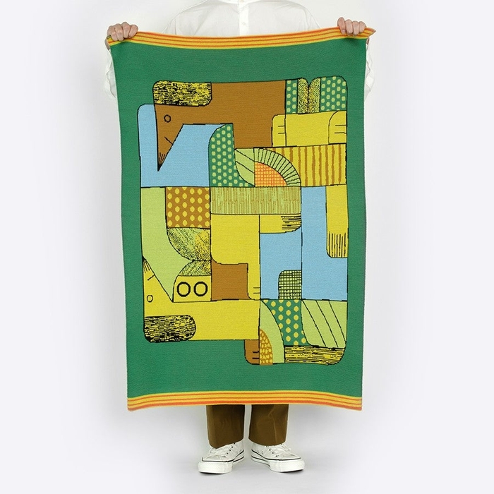 アートブランケット コットンブレンド | ちょうちょといぬ(しまむらひかり)