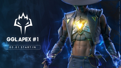 初代「GGL APEX #1」大会のメインビジュアル