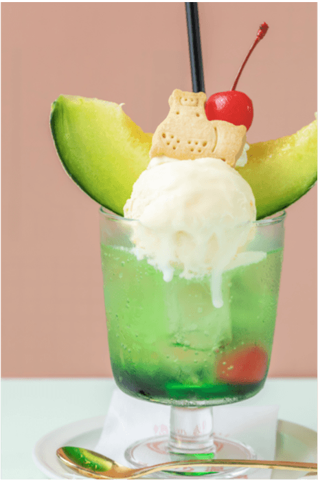 贅沢メロンクリームソーダ