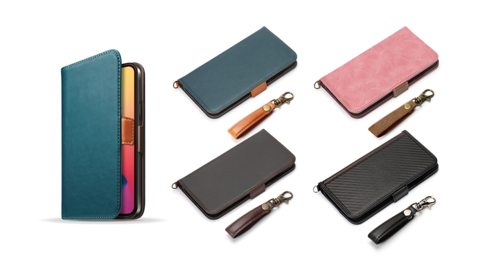 上質なPUレザーを使ったフリップカバー