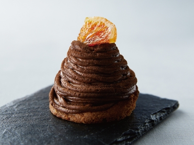 「生チョコオレンジモンブラン480円（税込528円）」