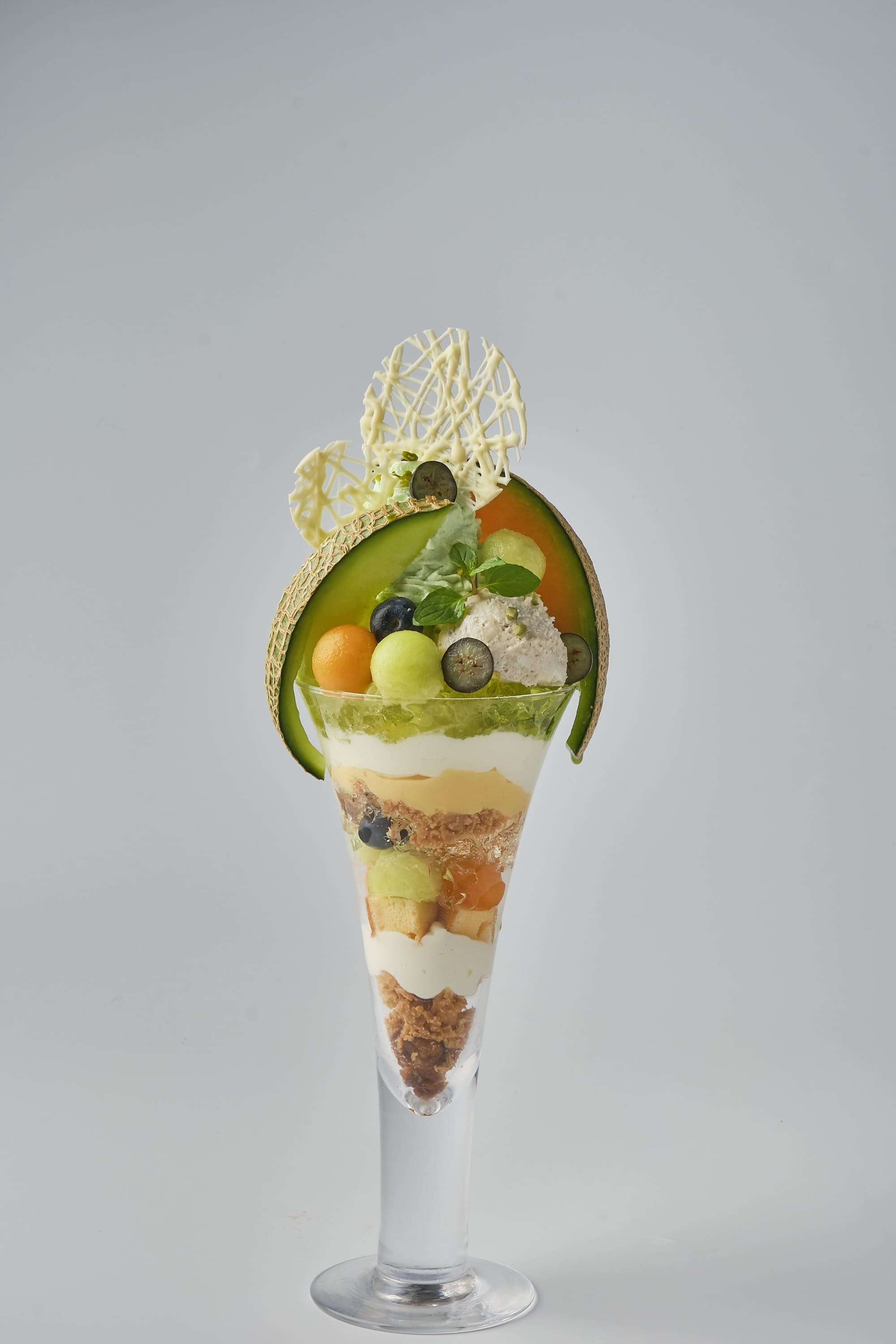 じゅわっとメロンタワーパフェ