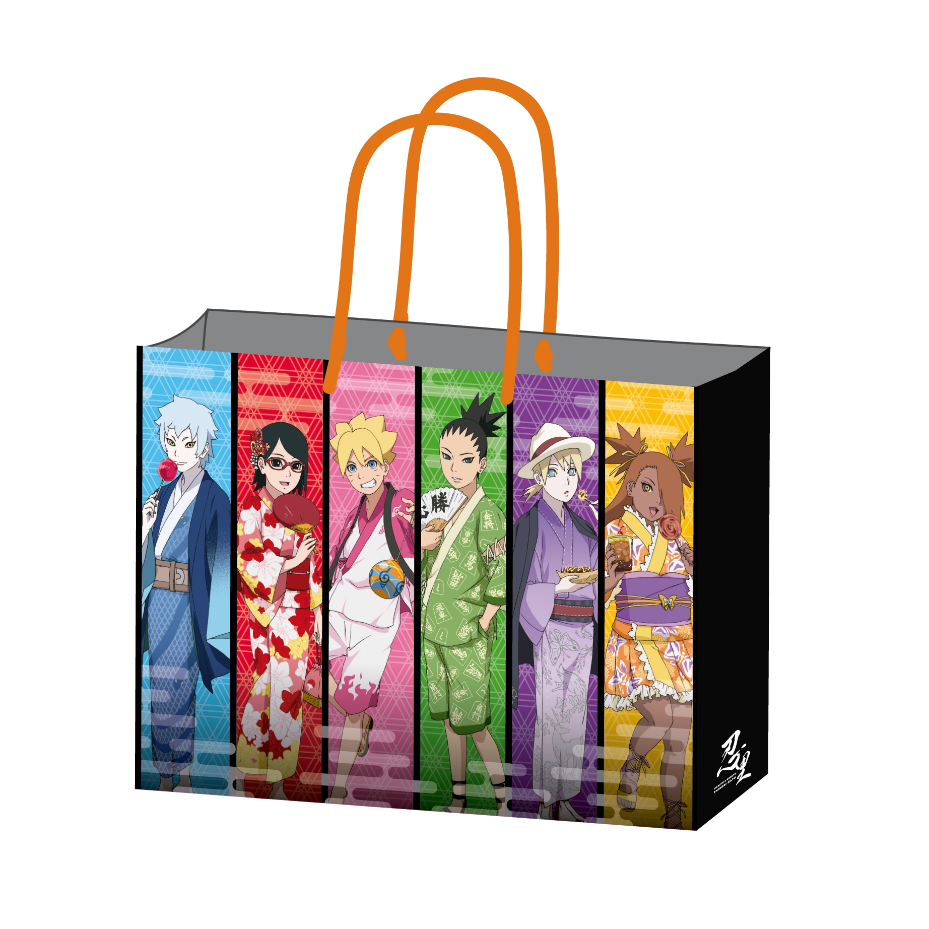 ▲「NARUTO&BORUTO 忍里」5周年記念 オリジナルショッパー(裏)