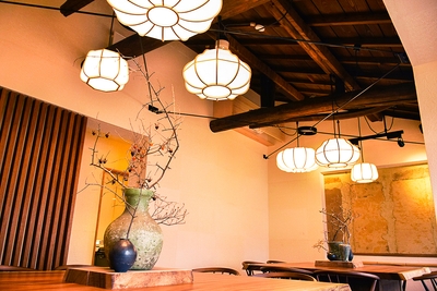 麺処むらじ祇園本店 開放感のある2階席