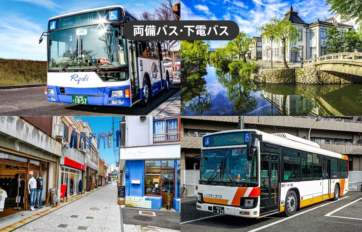 「倉敷フリーパス1日乗車券(土日祝限定)」イメージ画像