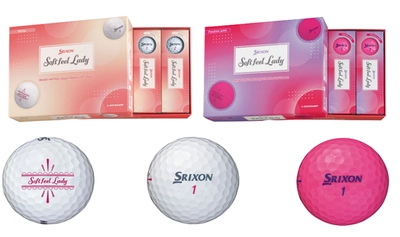 ゴルフボールNEW「スリクソンSOFT　FEEL　LADY」新発売