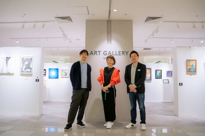 プロジェクトチーム ONART 左から、寺本 大修、東村奈保、藤井 和博