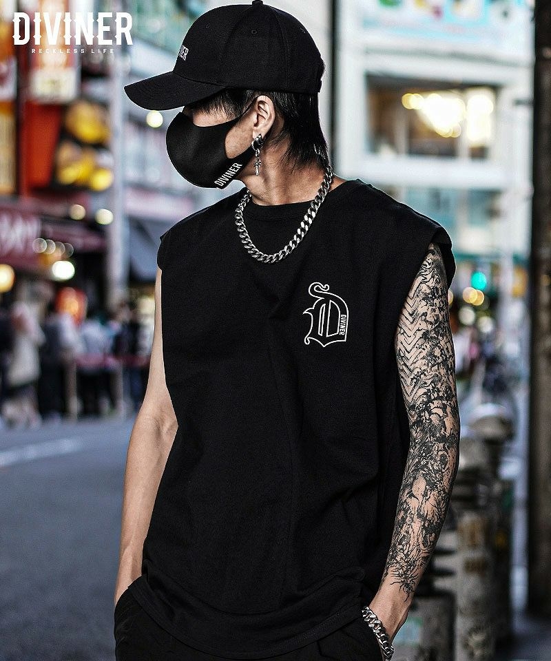 Back Cross NoSleeve (ブラック)
