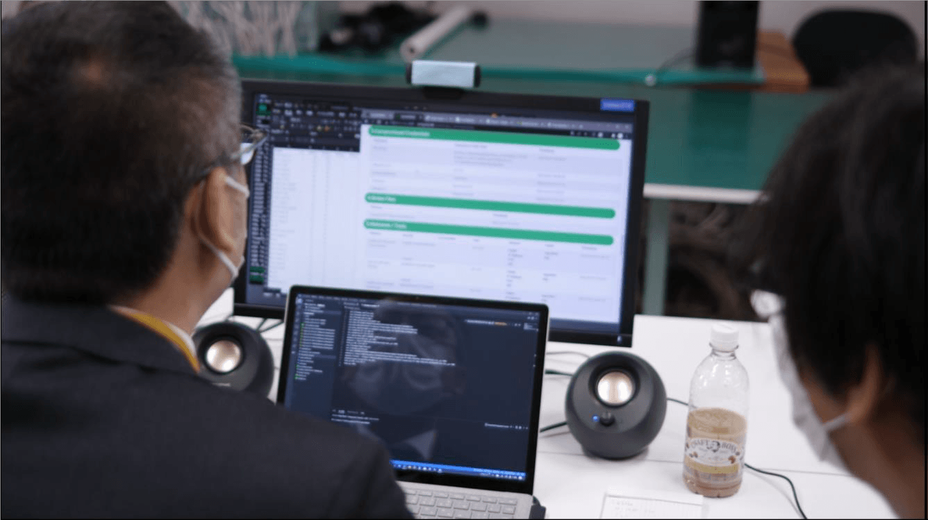 競技会中の運営の様子 その2