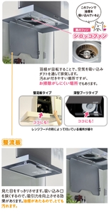 キッチン換気扇整流板