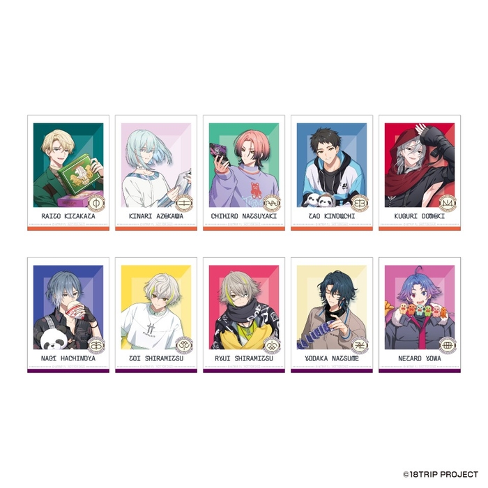 ▲チェキ風カード 後半(全10種) 配布期間:11/23(日)~12/7(日)