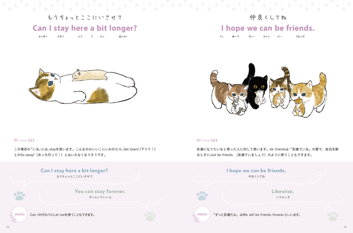 画像7＿『mofusandの英会話』P32-33