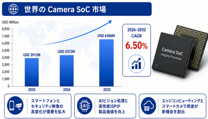 世界のシステムオンチップ（SoC）メーカー動向：売上、販売量、価格推移分析2026-2032