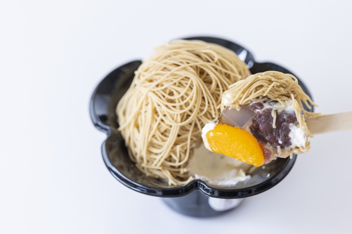 『隠れあんみつモンブラン ~バタークリームのせ~』880円