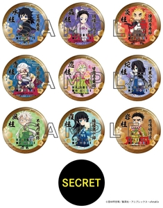 柱キラメタ缶バッジ 56mm（全10種/ランダム) 価格：各550円（税込）